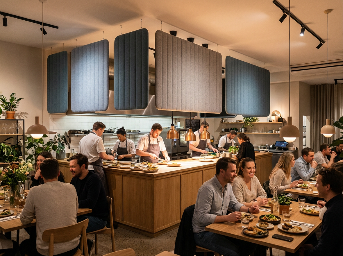 Open Kitchen Noise: Solutions for Modern Restaurants