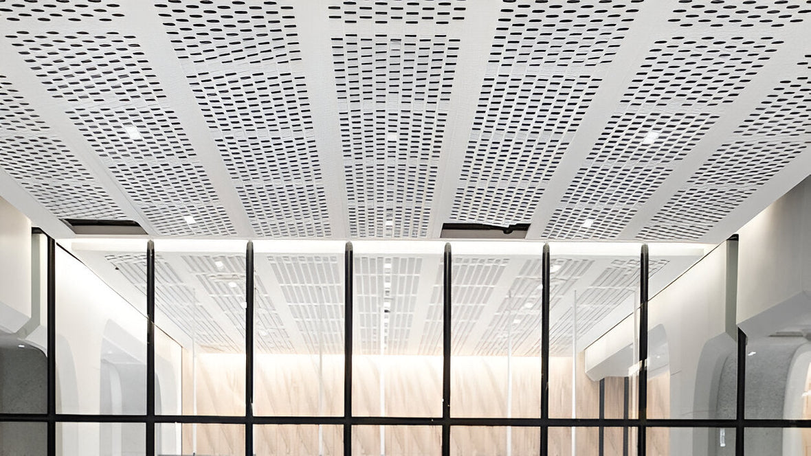 Solving Rain Noise Problems with Ceiling Suspended Panels