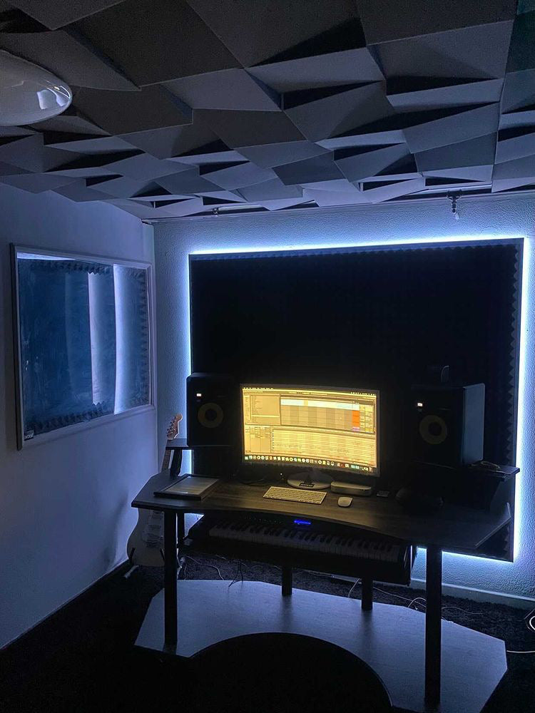 12" Acoustic Foam Tile Packs - Advanced Acoustics