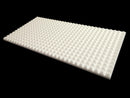 Mel-Acoustic Pyramid 40mm White Melamine Acoustic Foam Panel 600x1200