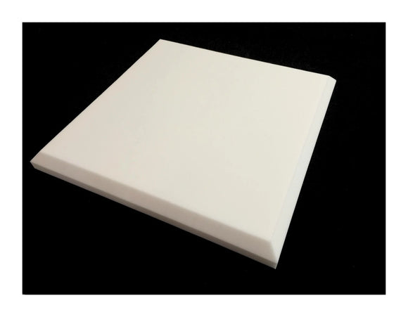 Mel-Acoustic Tegular 50mm White Melamine Acoustic Foam Panel 600x600