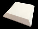 Mel-Acoustic Tegular 100mm White Melamine Acoustic Foam Panel 600x600
