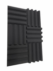 Mini Wave 12" Acoustic Studio Foam Tile Pack - Advanced Acoustics
