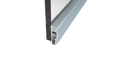 Norsound NOR842 Retro Fit Hinged Glass Door Bottom Auto Drop Seal