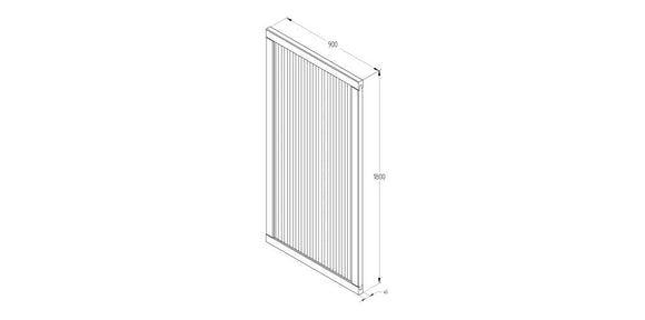 Advanced Acoustics SilentFence Acoustic Gate - 1800mm High