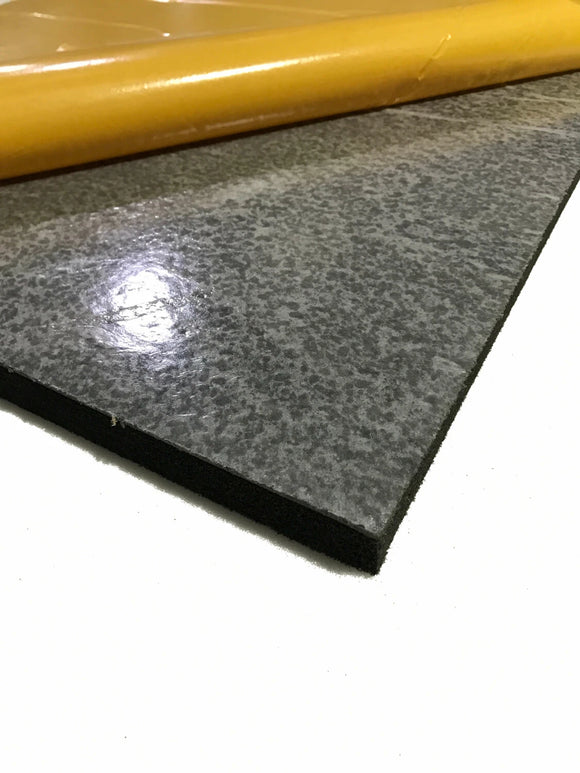 Silent Panel 5kg/25mm 600x1200- Barrier Foam Composite Acoustic Panel Adhesive Backed - Advanced Acoustics