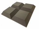 Tegular 4" Acoustic Studio Foam Tile Pack - Advanced Acoustics