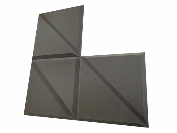 Tri-Panel 24" Acoustic Studio Foam Tile Pack - Advanced Acoustics