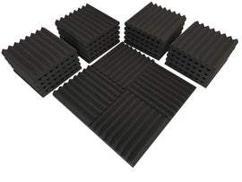 Advanced Acoustics 12" Wedge Acoustic Studio Foam Tile Pack